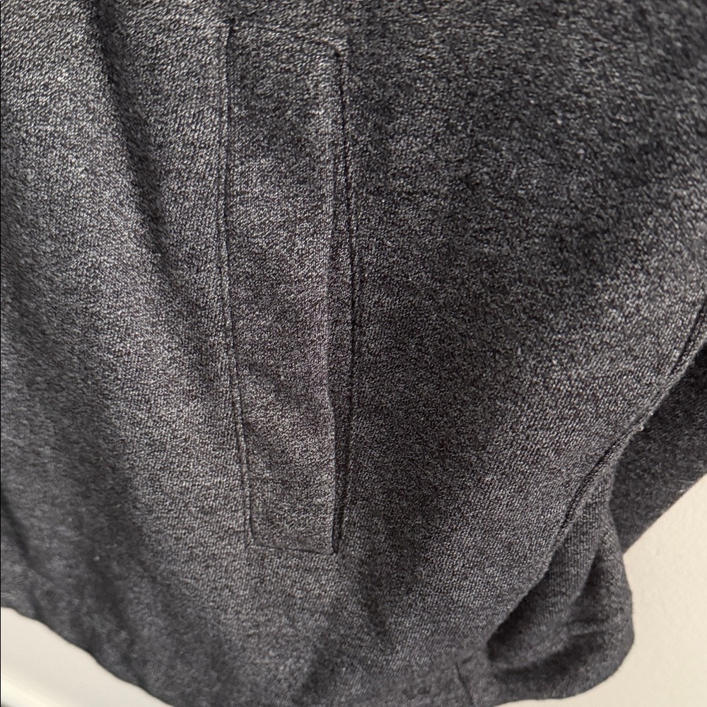Perry Ellis Marled Knit Cardigan • 3XLT Charcoal Gray • Shawl Collar • GUC - Picture 4 of 8
